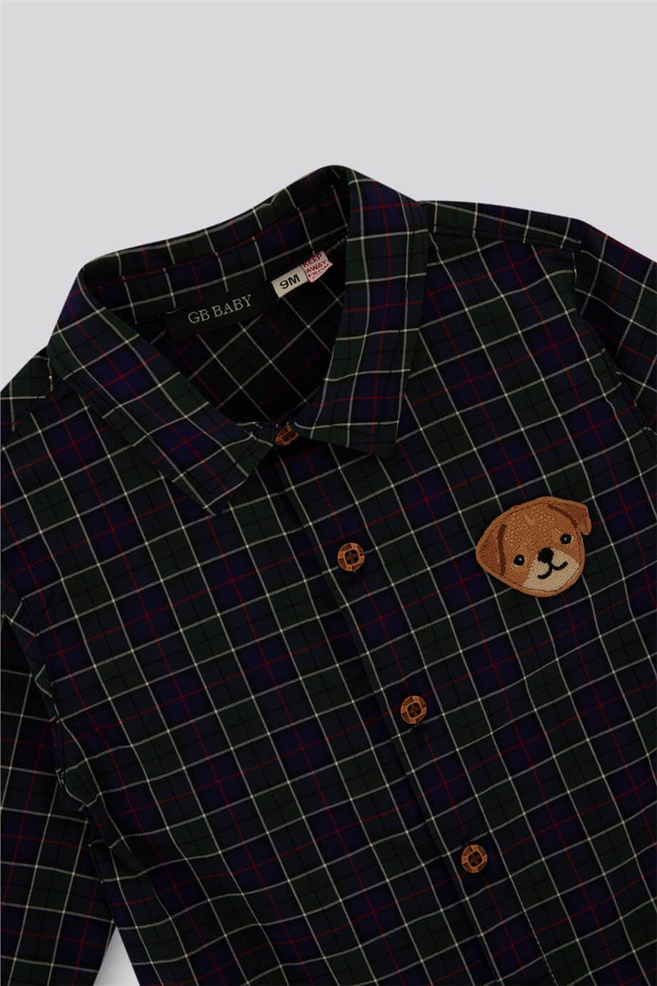 GB Baby Erkek Bebek Desenli GömlekGB Baby Erkek Bebek Desenli Gömlek