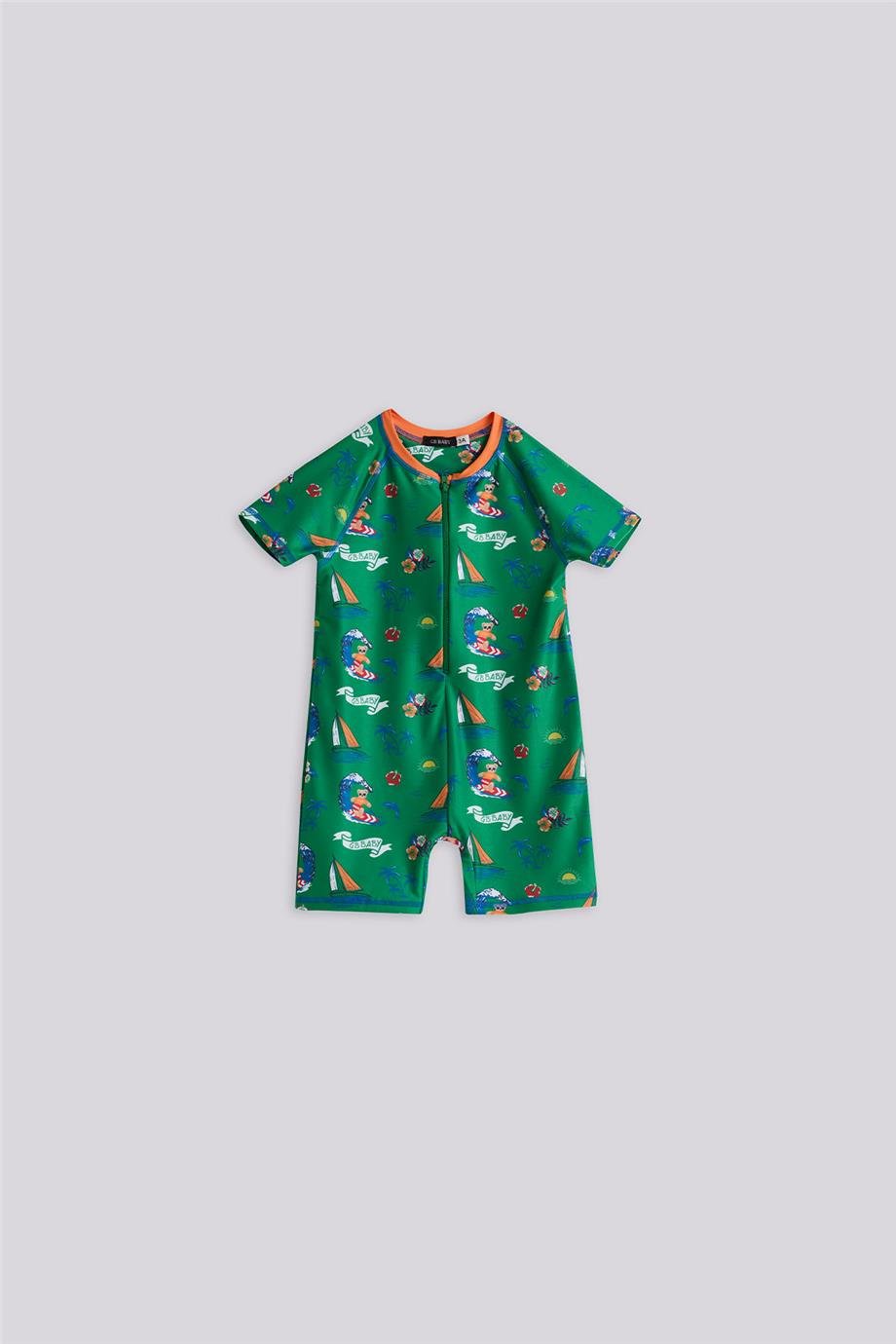 GB Baby Erkek Bebek Desenli MayoGB Baby Erkek Bebek Desenli Mayo