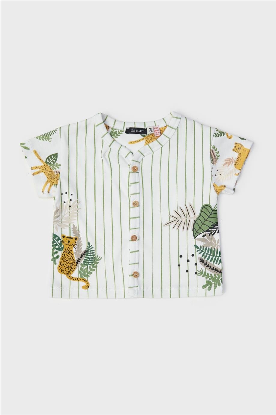 GB Baby Erkek Bebek Desenli Pijama Takımı