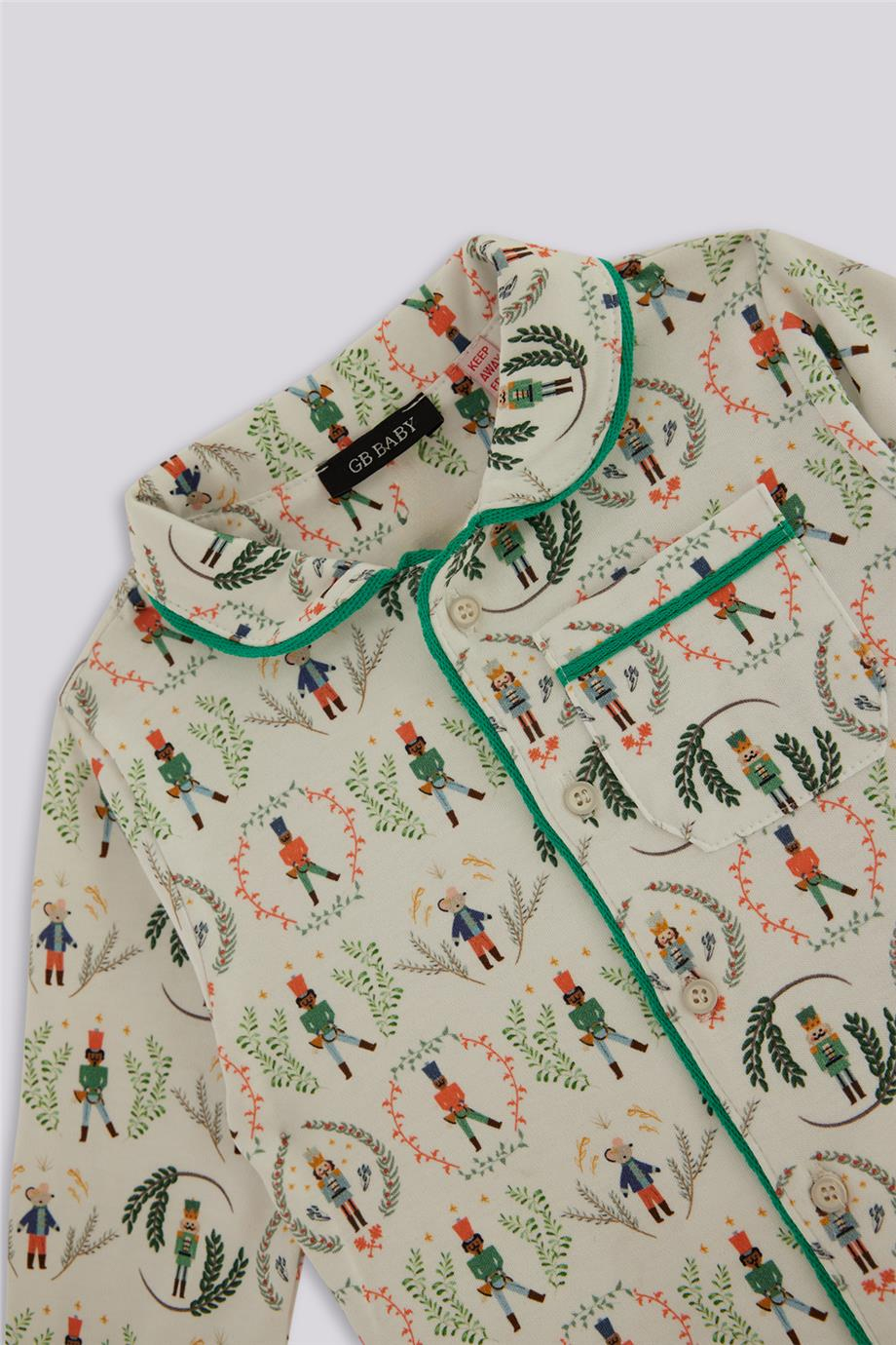 GB Baby Erkek Bebek Desenli Pijama TakımGB Baby Erkek Bebek Desenli Pijama Takım