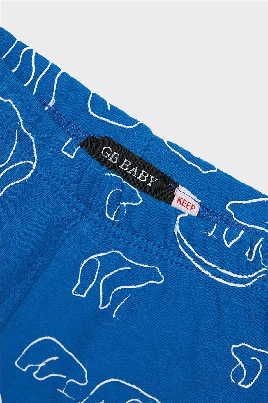 GB Baby Erkek Bebek Desenli Pijama Takımı