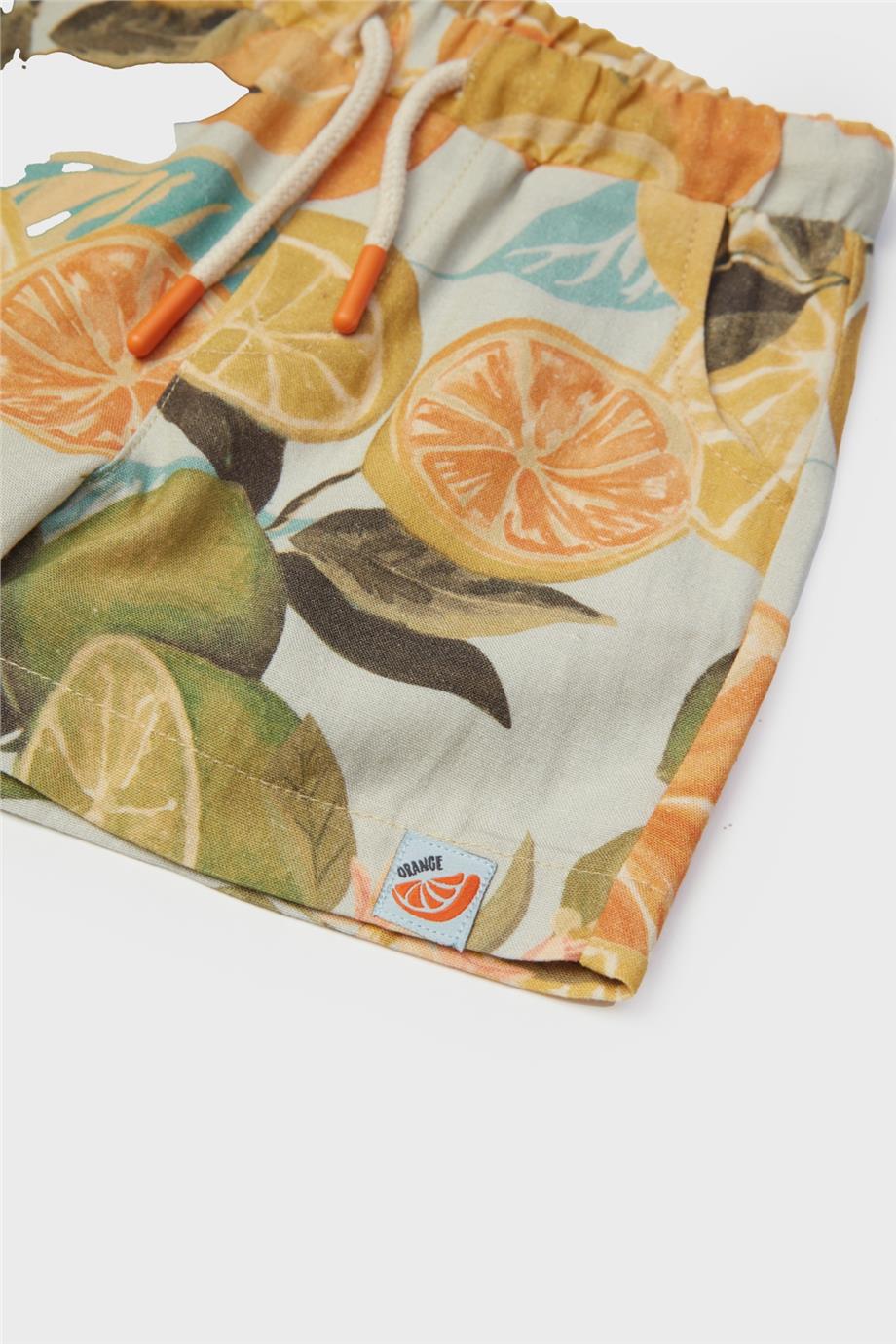 GB Baby Erkek Bebek Desenli Şort