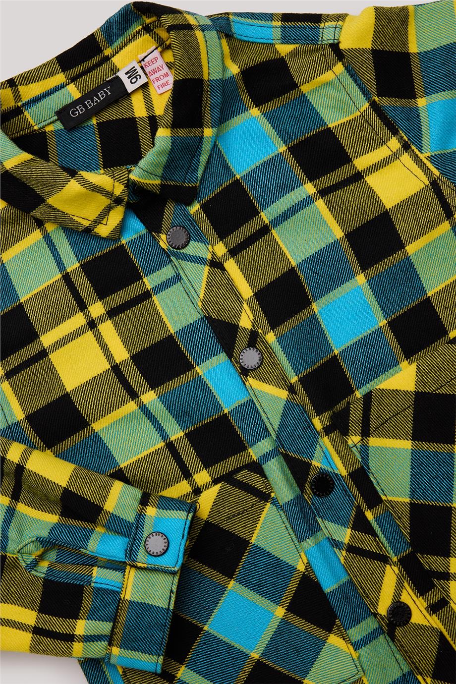 GB Baby Erkek Bebek Ekose Gömlek