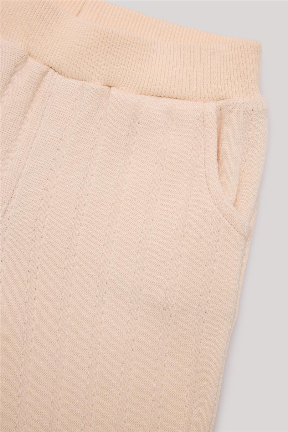 GB Baby Erkek Bebek Ekru Eşofman Altı