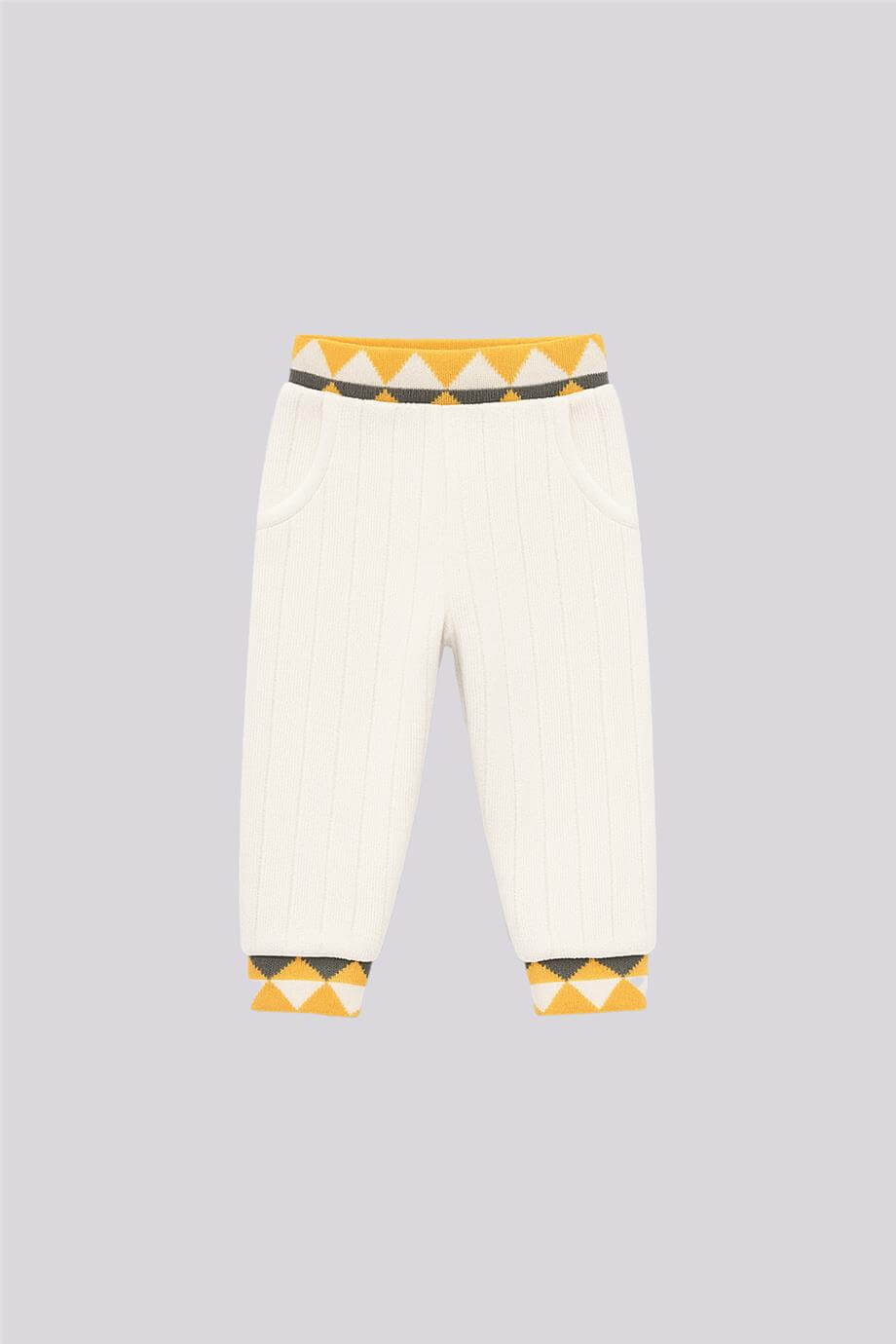 GB Baby Erkek Bebek Ekru Eşofman AltıGB Baby Erkek Bebek Ekru Eşofman Altı