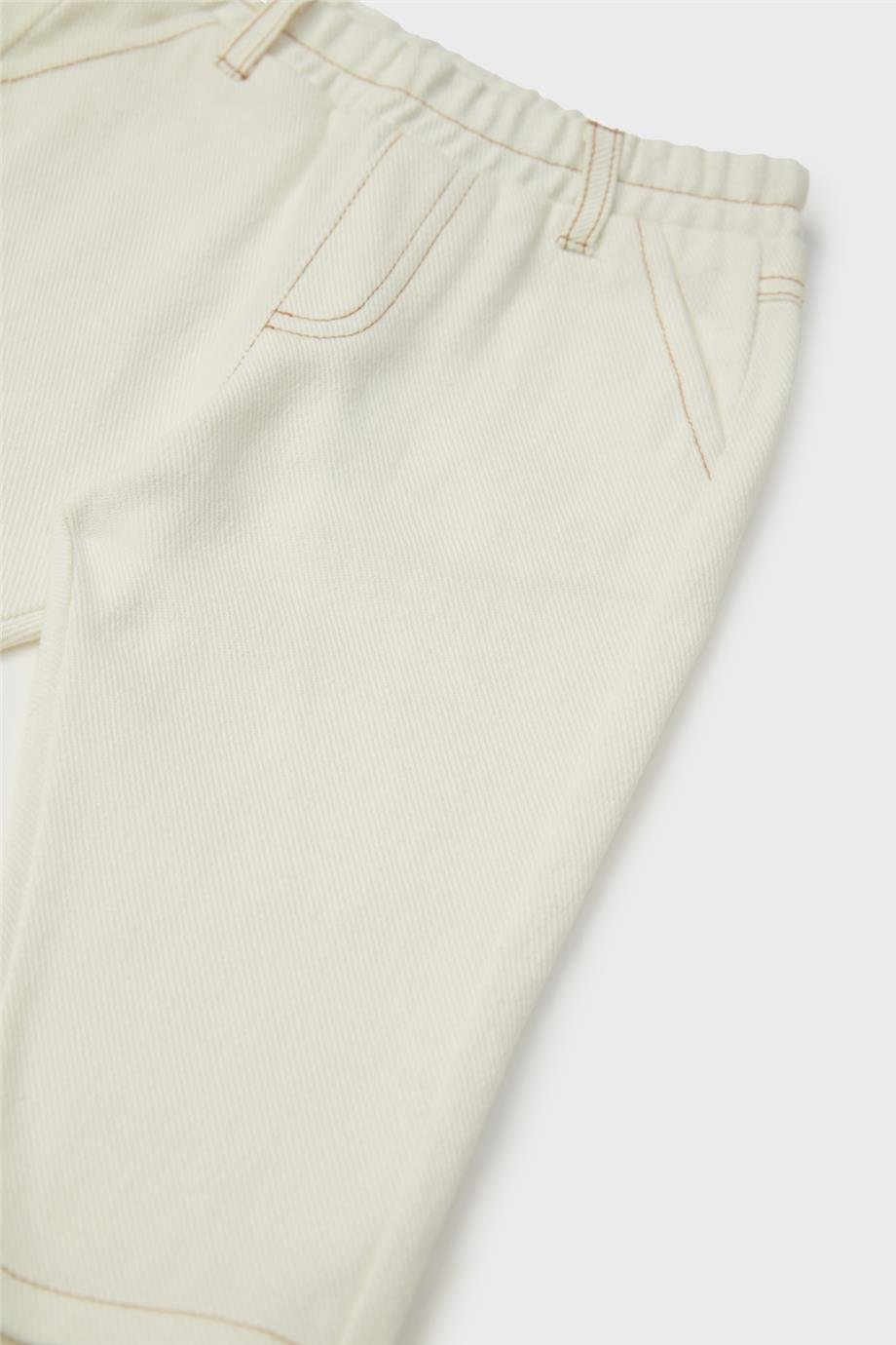 GB Baby Erkek Bebek Ekru Pantolon