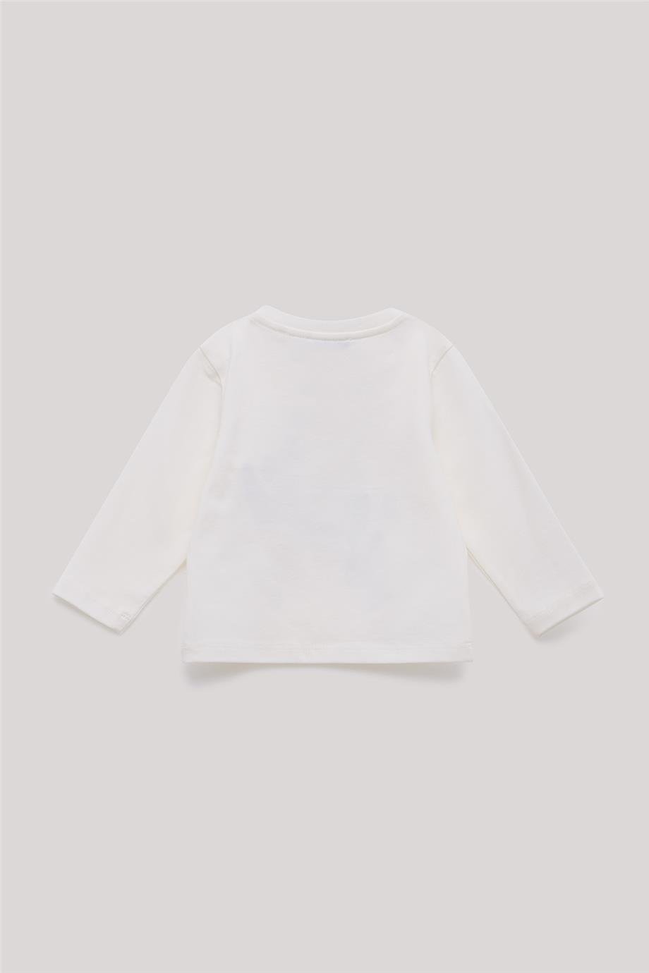 GB Baby Erkek Bebek Ekru T-Shirt