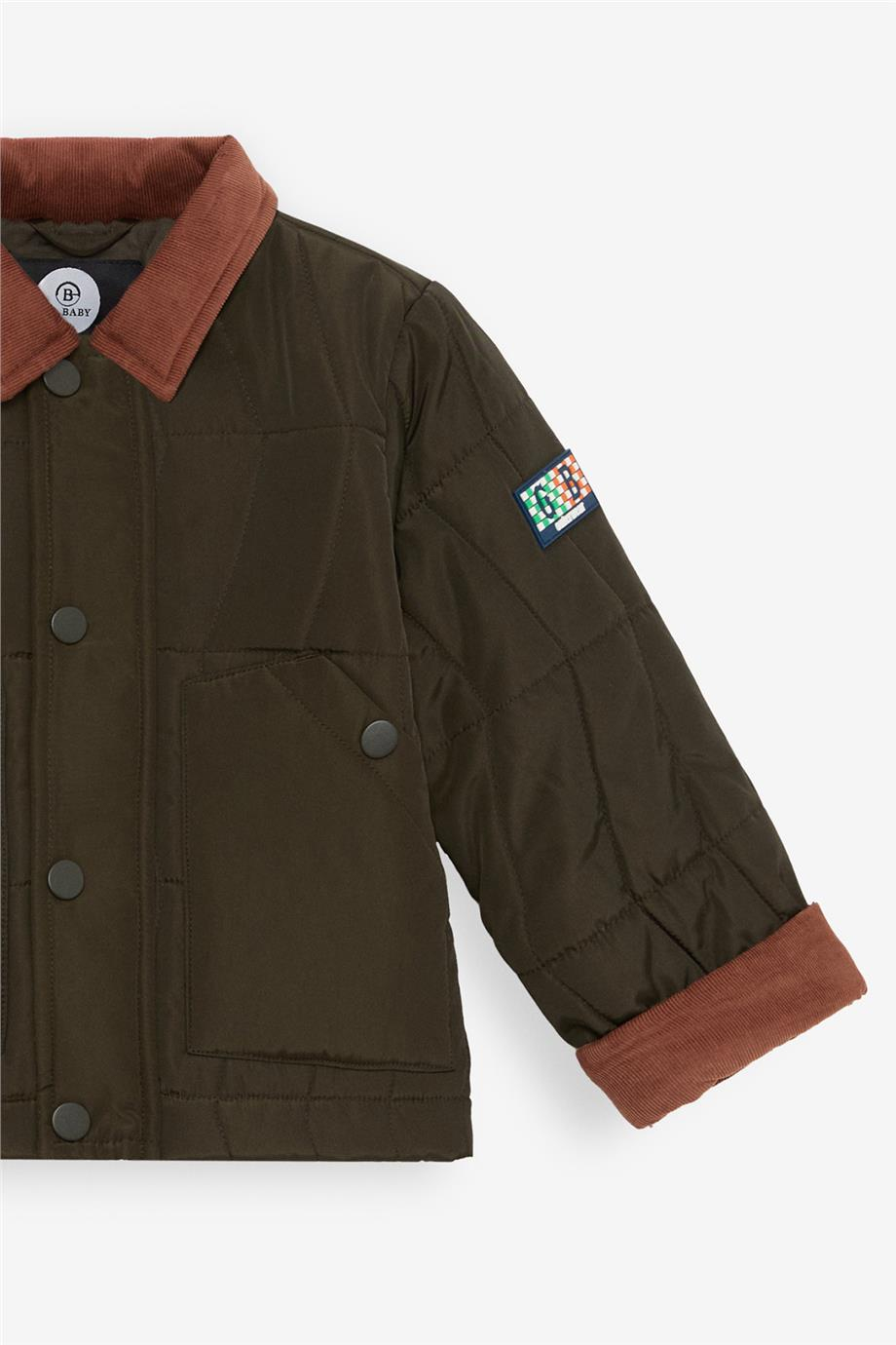 GB Baby Baby Boy Khaki CoatGB Baby Baby Boy Khaki Coat