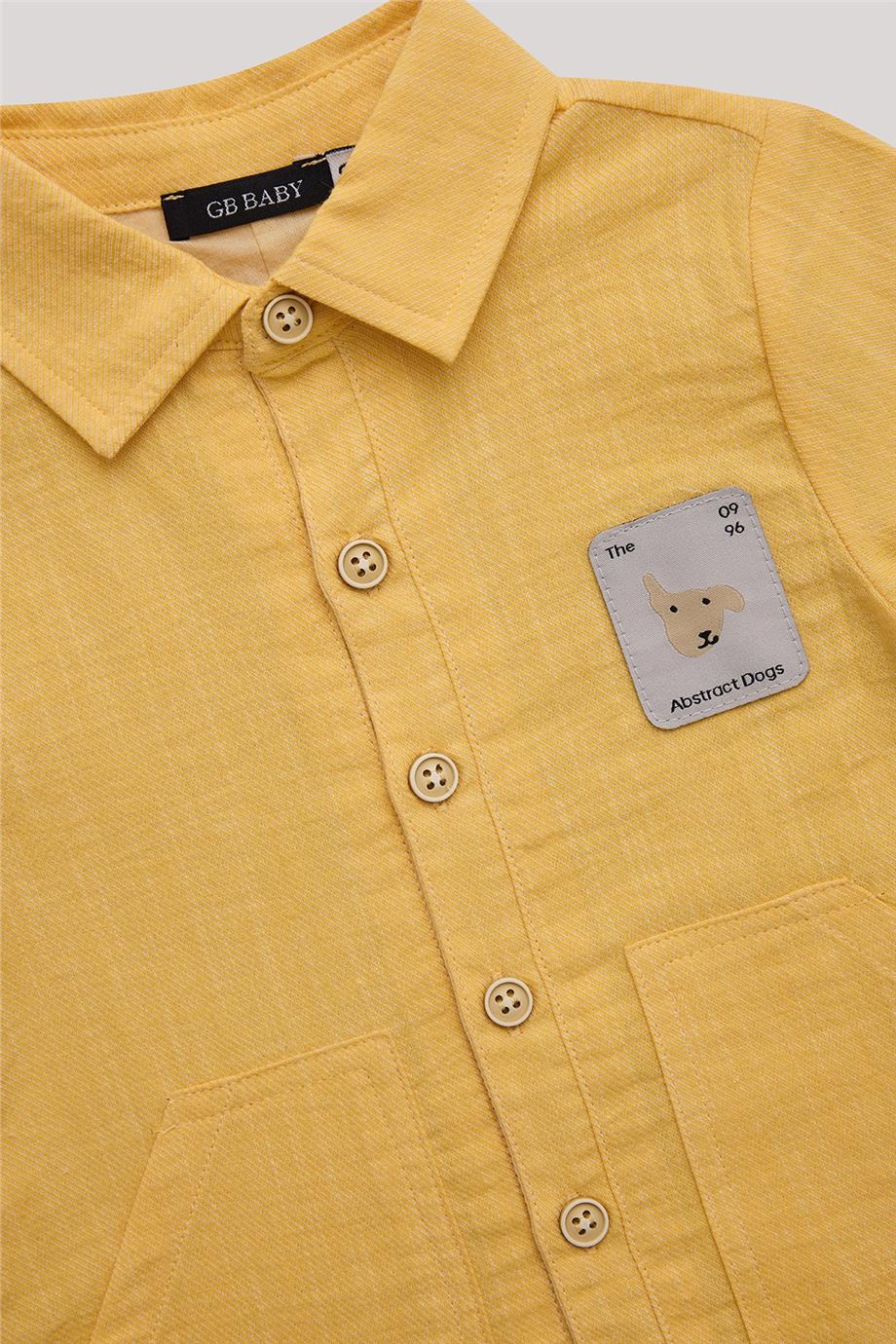 GB Baby Erkek Bebek Hardal Tulum