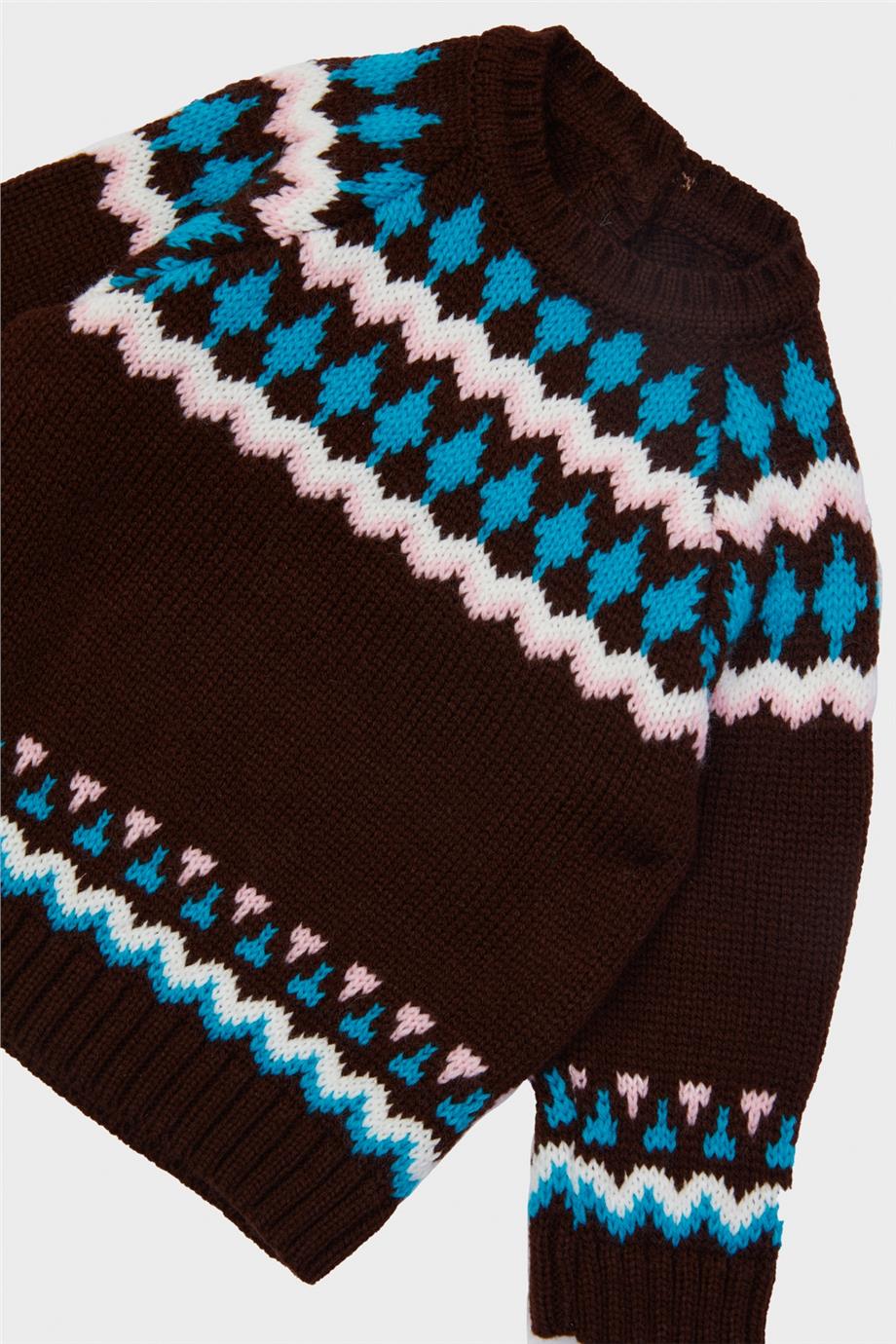 GB Baby Erkek Bebek Kahve Kazak