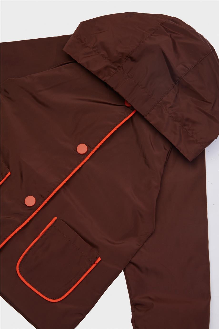 GB Baby Erkek Bebek Kahve Yağmurluk