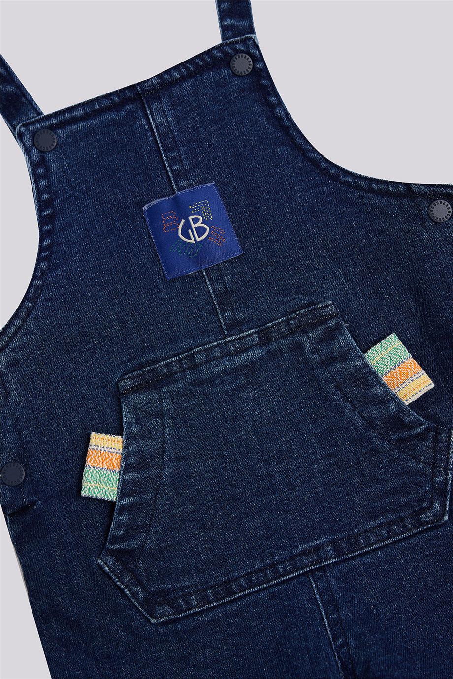 GB Baby Baby Boy Navy Blue Bib and Brace OverallGB Baby Baby Boy Navy Blue Bib and Brace Overall