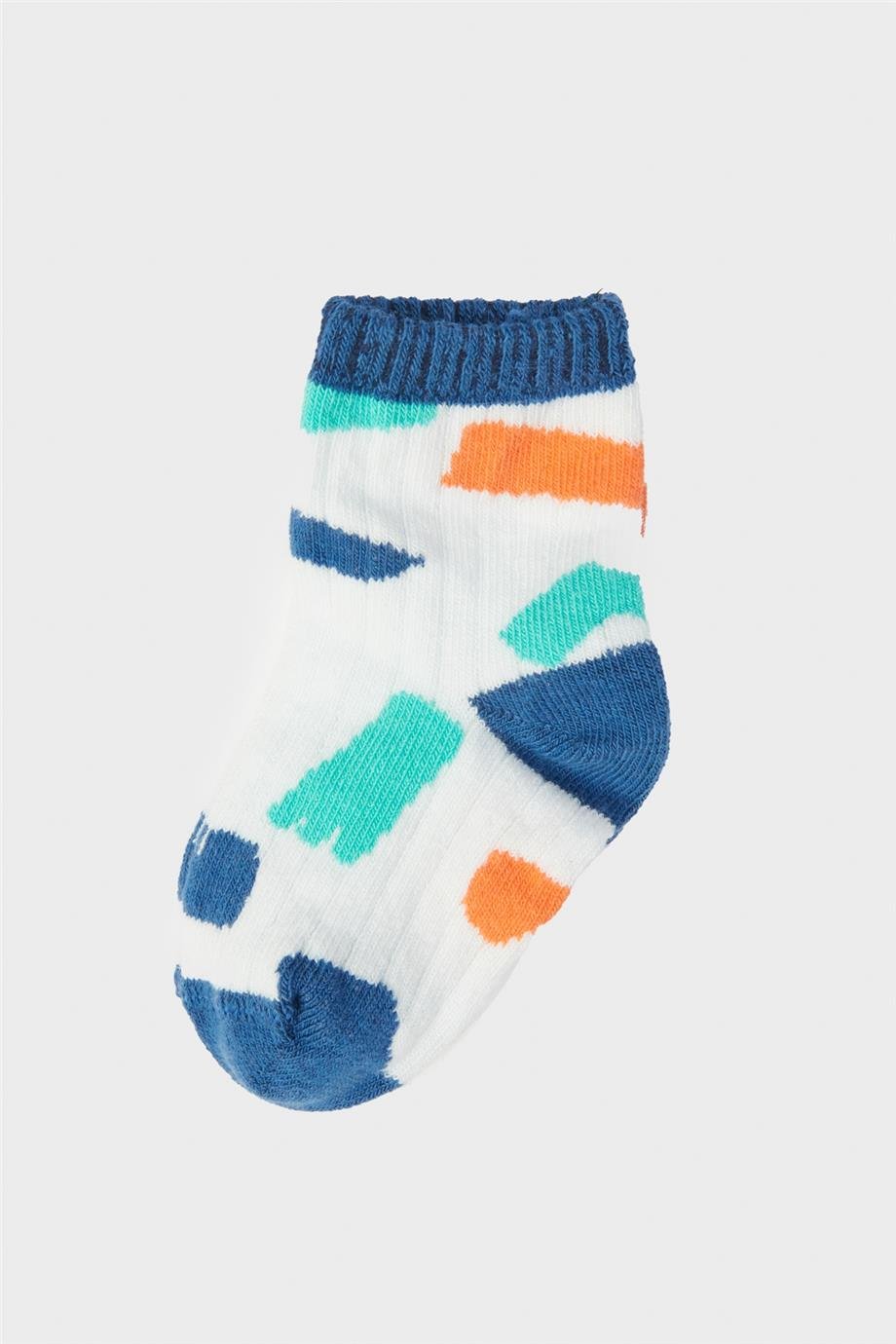 GB Baby Erkek Bebek Renkli Çorap