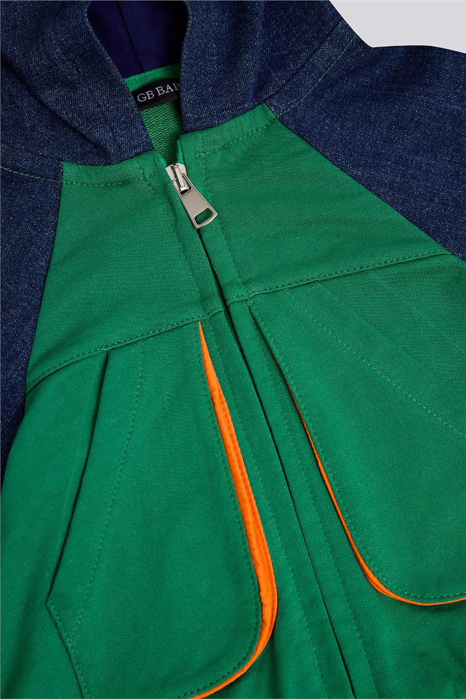 GB Baby Erkek Bebek Yeşil Eşofman ÜstüGB Baby Erkek Bebek Yeşil Eşofman Üstü