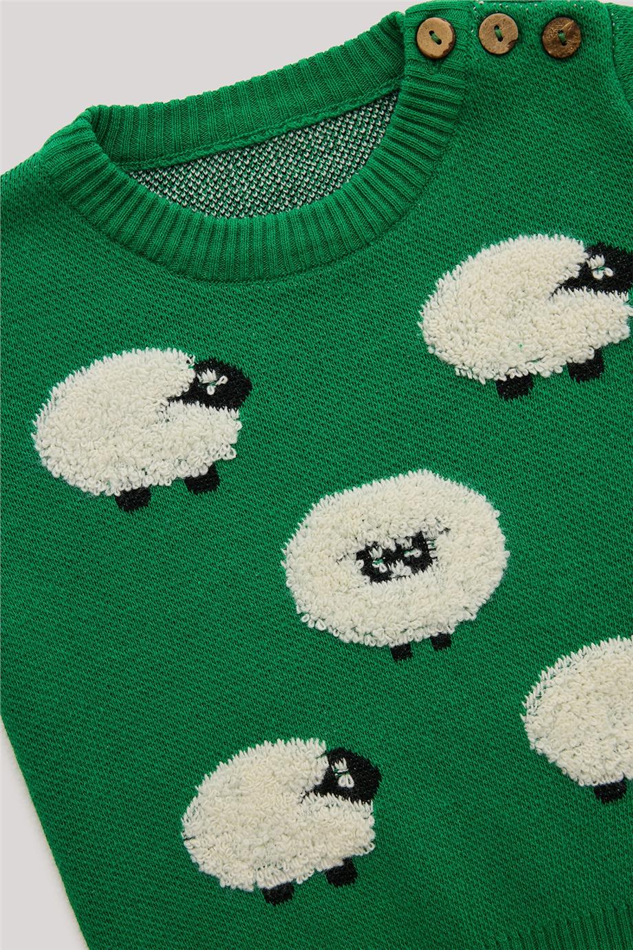 GB Baby Erkek Bebek Yeşil Kazak