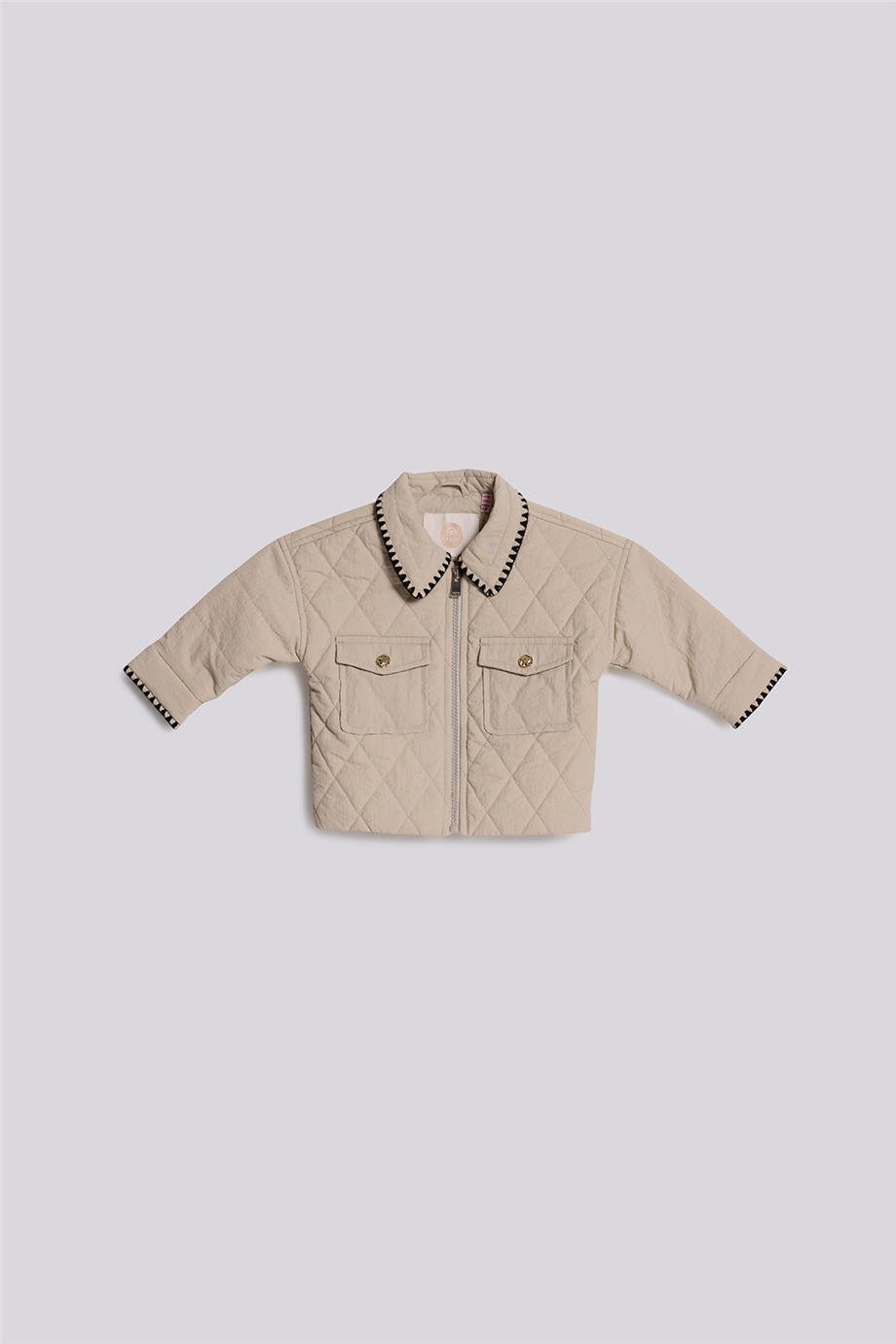 GB Baby Kız Bebek Bej CeketGB Baby Kız Bebek Bej Ceket