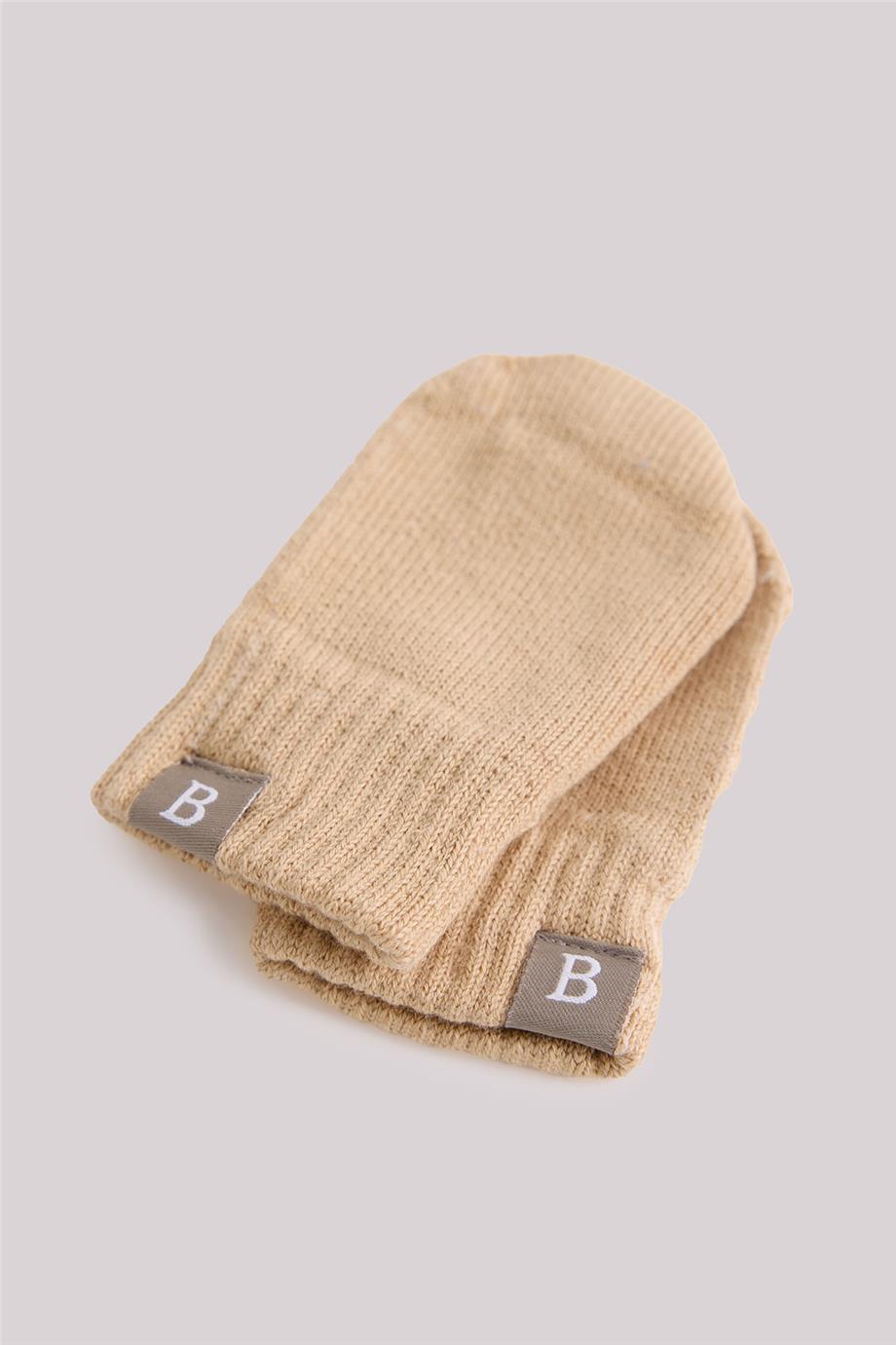 GB Baby Baby Girl Beige GlovesGB Baby Baby Girl Beige Gloves