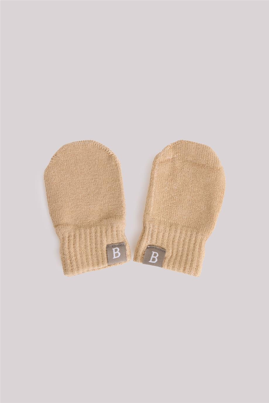 GB Baby Baby Girl Beige GlovesGB Baby Baby Girl Beige Gloves