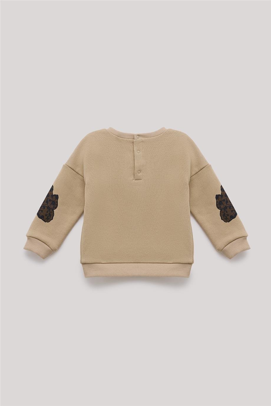 GB Baby Kız Bebek Bej Sweatshirt