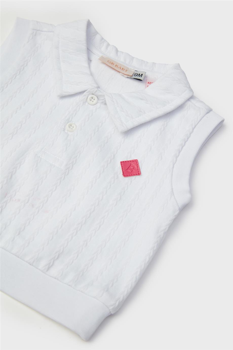 GB Baby Kız Bebek Beyaz Bluz