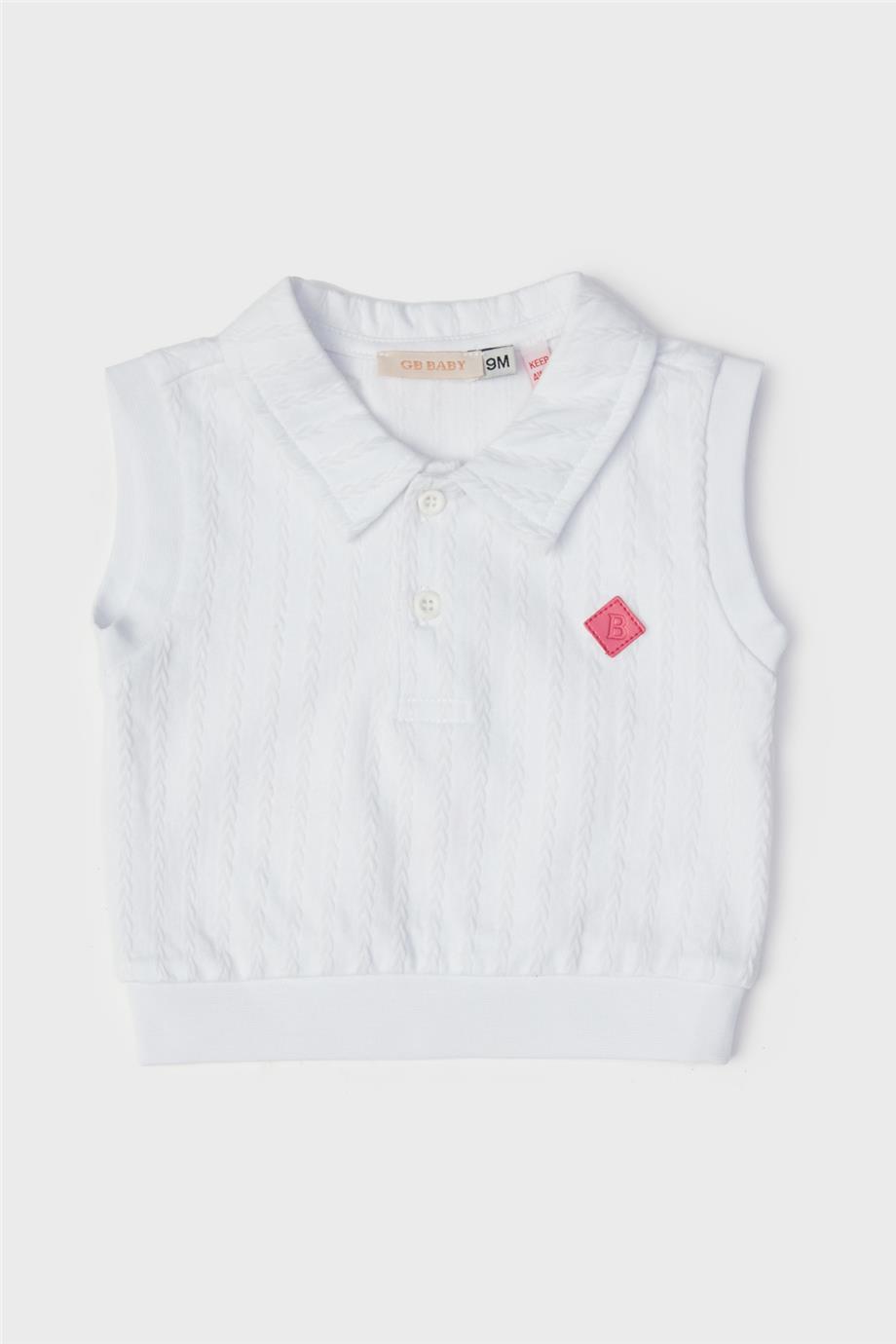 GB Baby Kız Bebek Beyaz Bluz