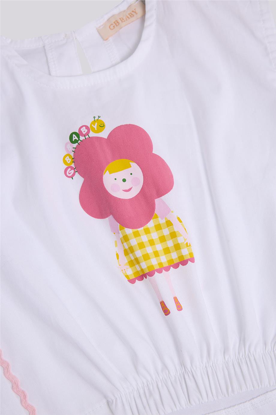 GB Baby Kız Bebek Beyaz BluzGB Baby Kız Bebek Beyaz Bluz