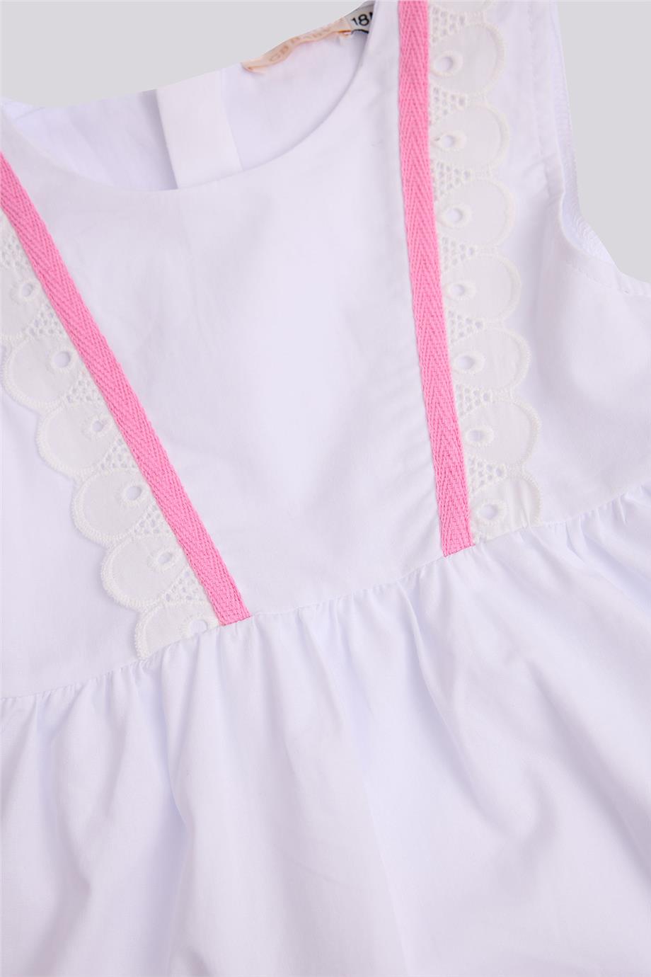 GB Baby Kız Bebek Beyaz ElbiseGB Baby Kız Bebek Beyaz Elbise