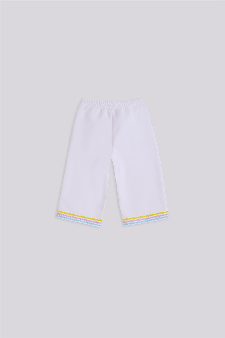 GB Baby Kız Bebek Beyaz Eşofman AltıGB Baby Kız Bebek Beyaz Eşofman Altı