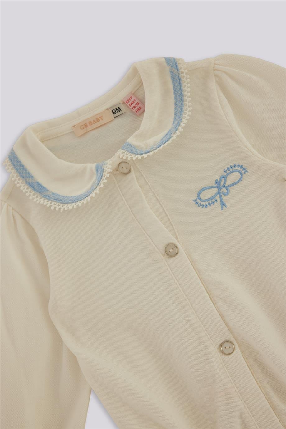 GB Baby Kız Bebek Beyaz GömlekGB Baby Kız Bebek Beyaz Gömlek