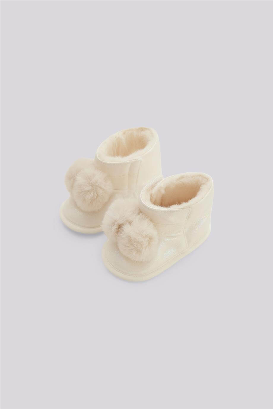 GB Baby Baby Girl White BooteesGB Baby Baby Girl White Bootees