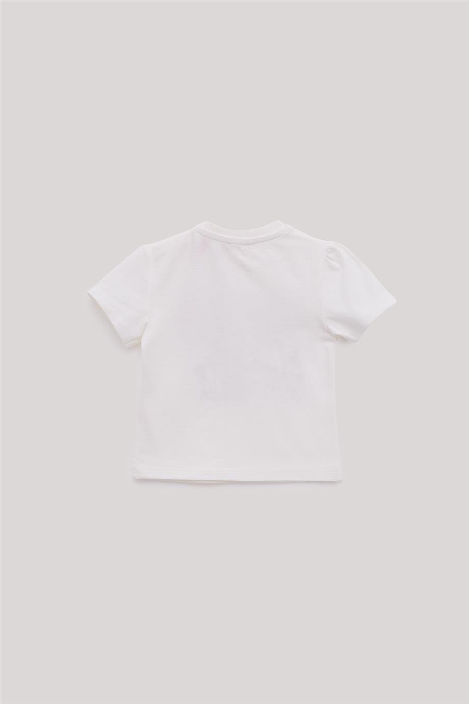 GB Baby Kız Bebek Beyaz T-Shirt