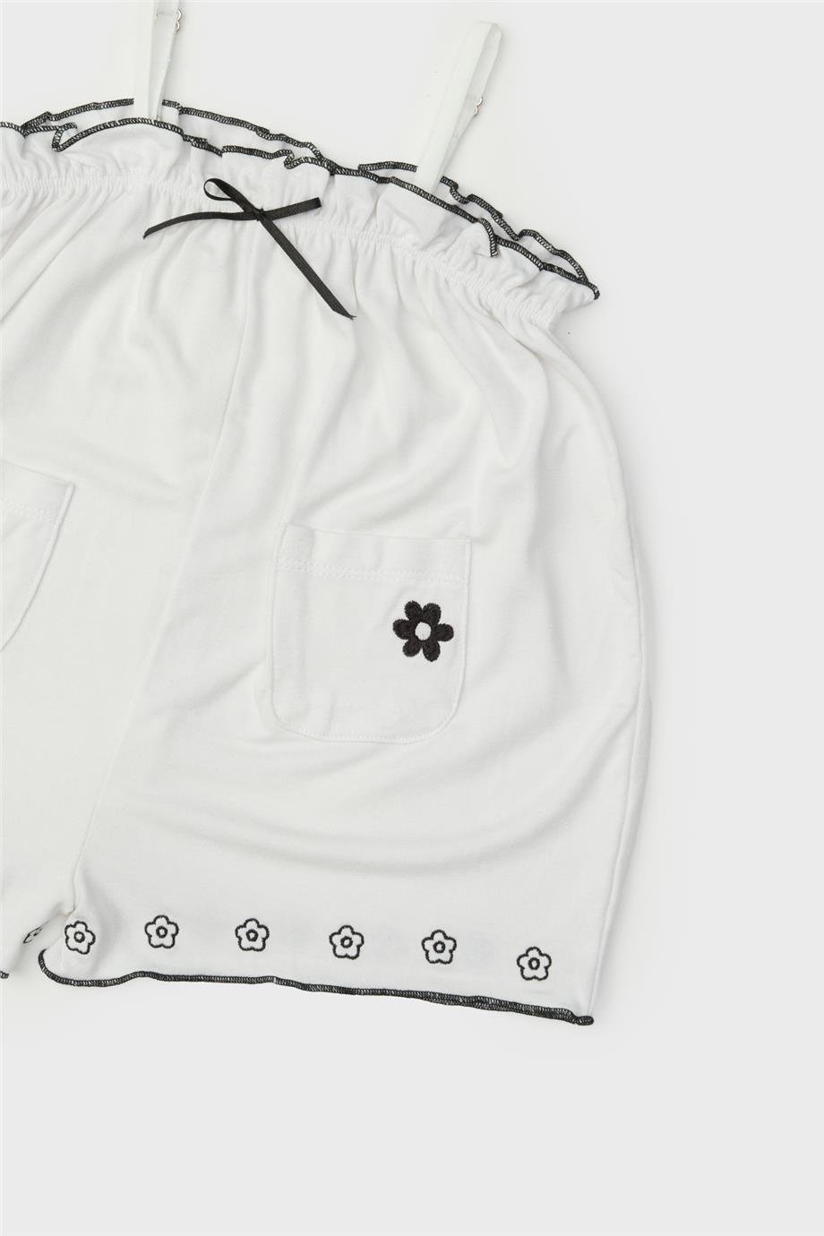 GB Baby Kız Bebek Beyaz Tulum