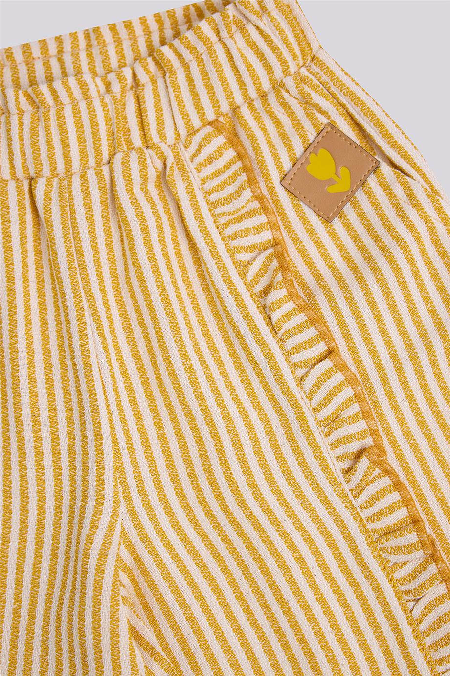 GB Baby Kız Bebek Çizgili Eşofman AltıGB Baby Kız Bebek Çizgili Eşofman Altı