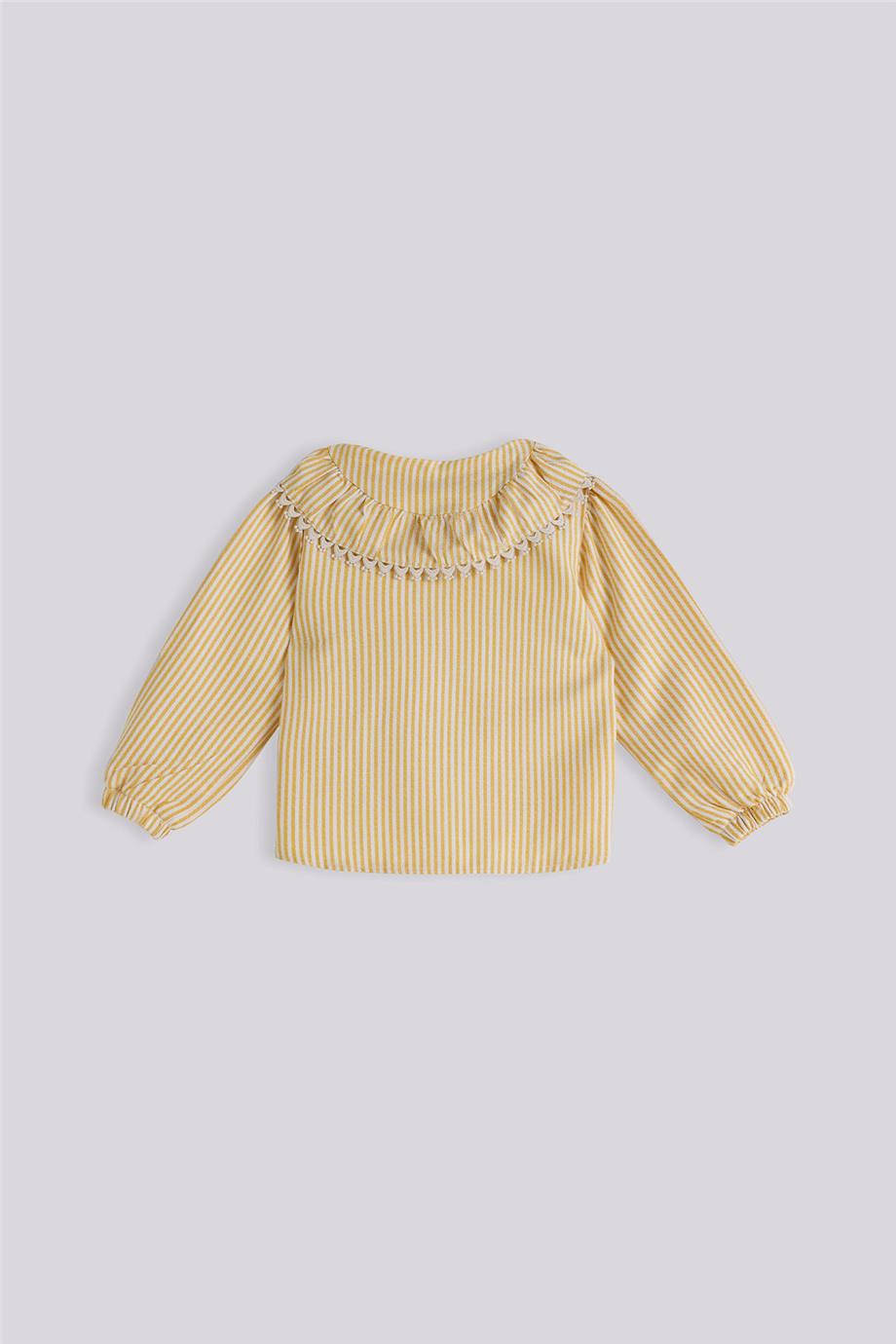 GB Baby Kız Bebek Çizgili Eşofman ÜstüGB Baby Kız Bebek Çizgili Eşofman Üstü