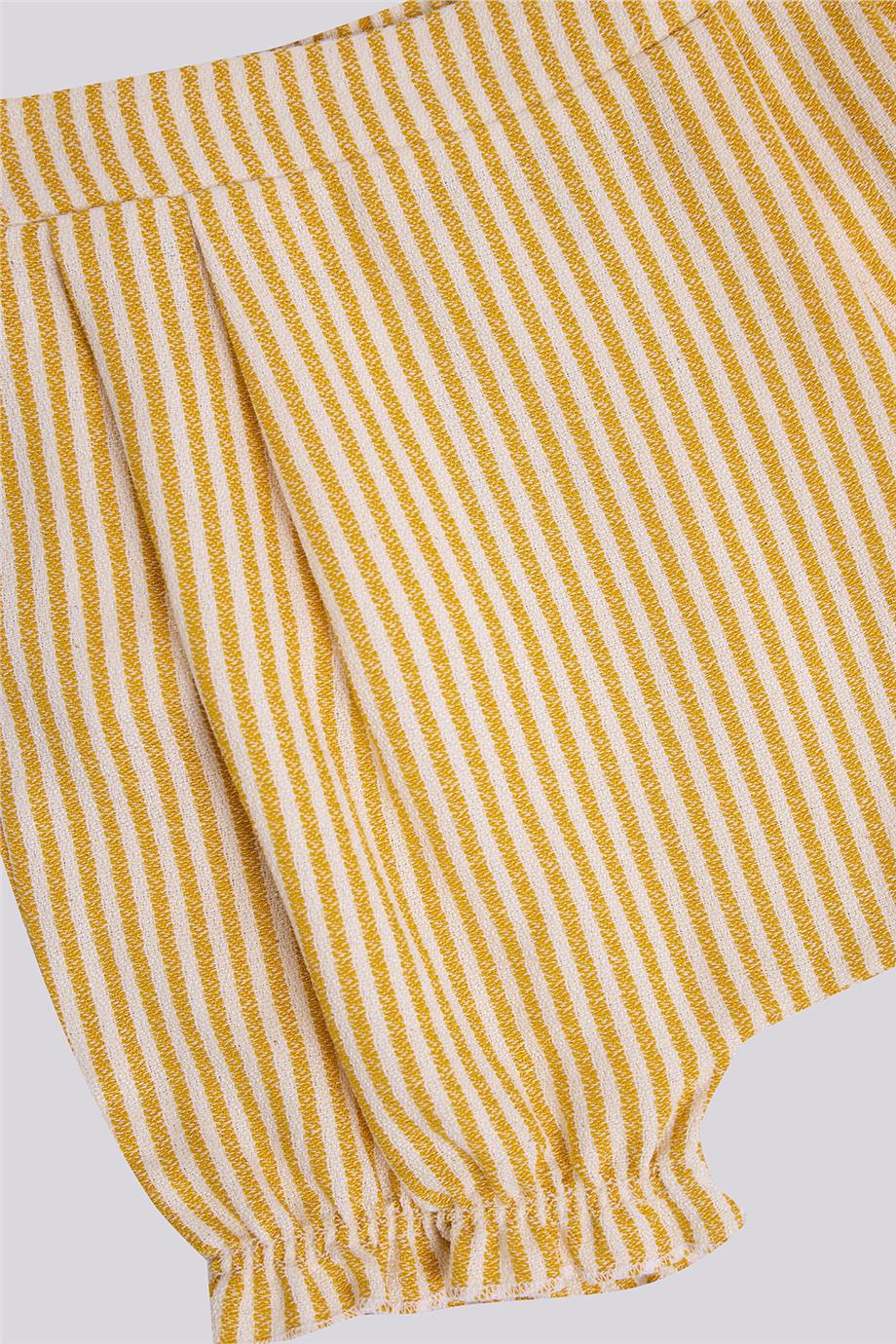 GB Baby Kız Bebek Çizgili ŞortGB Baby Kız Bebek Çizgili Şort