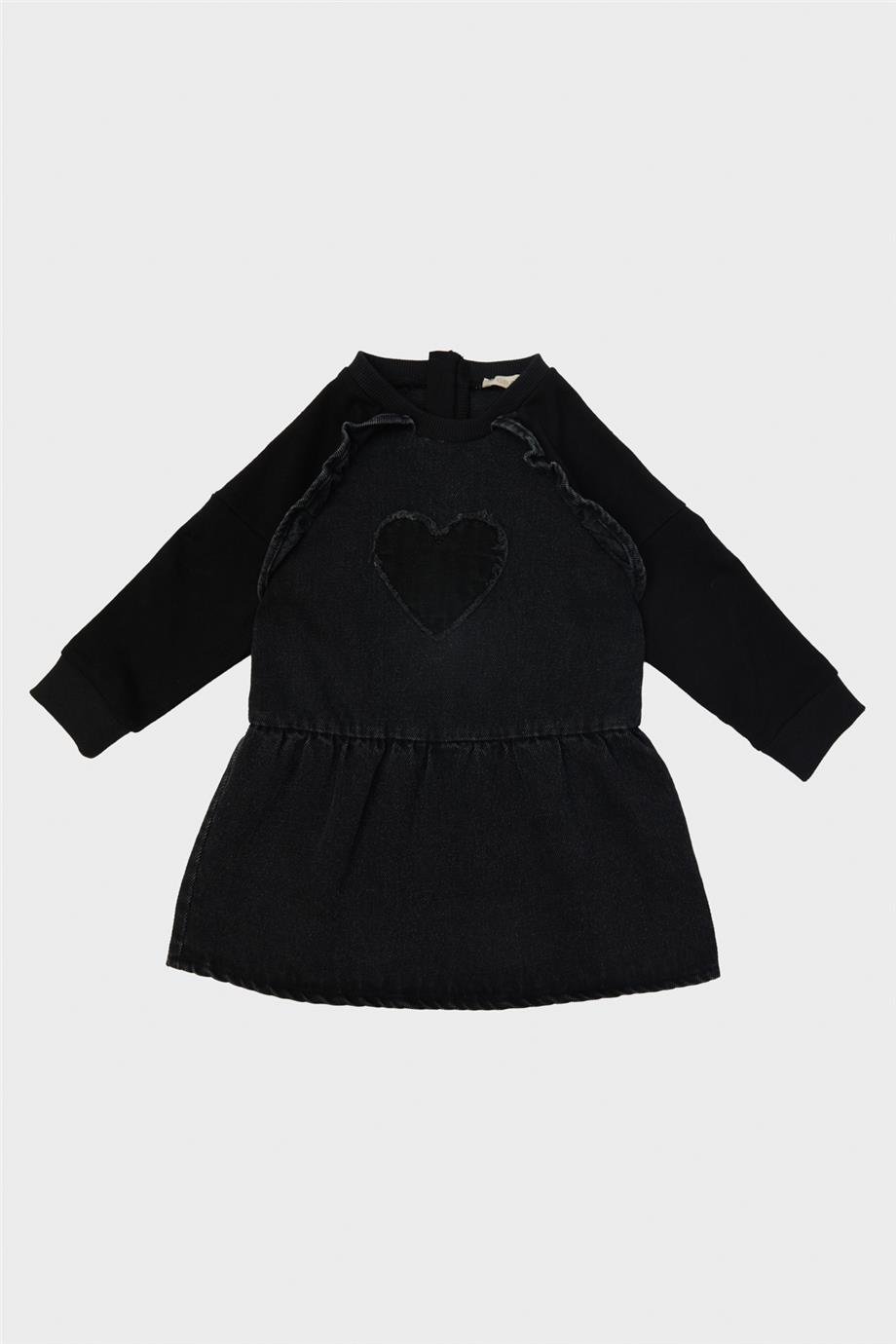 GB Baby Kız Bebek Denim Elbise