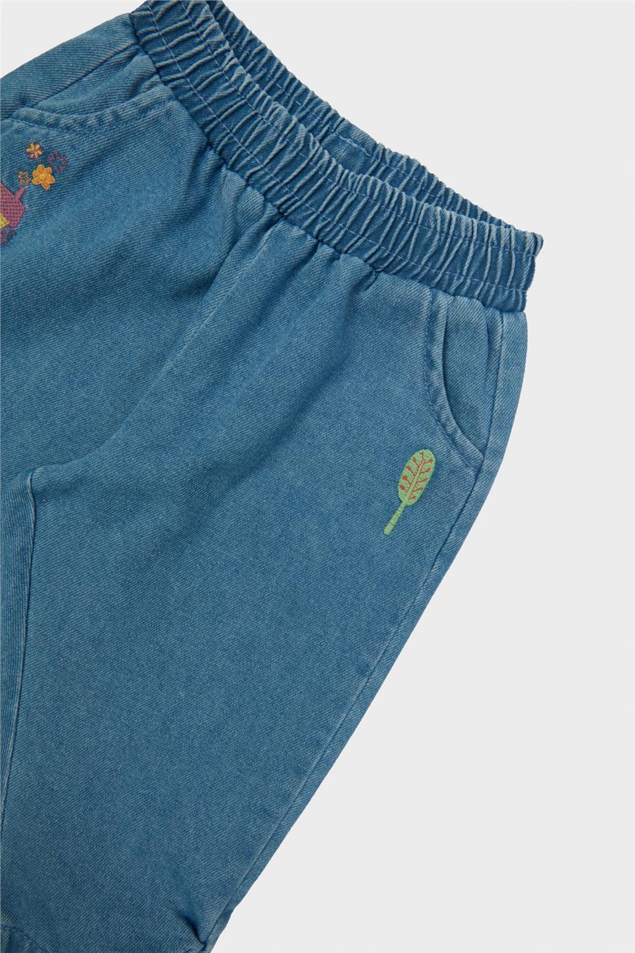 GB Baby Kız Bebek Denim Pantolon