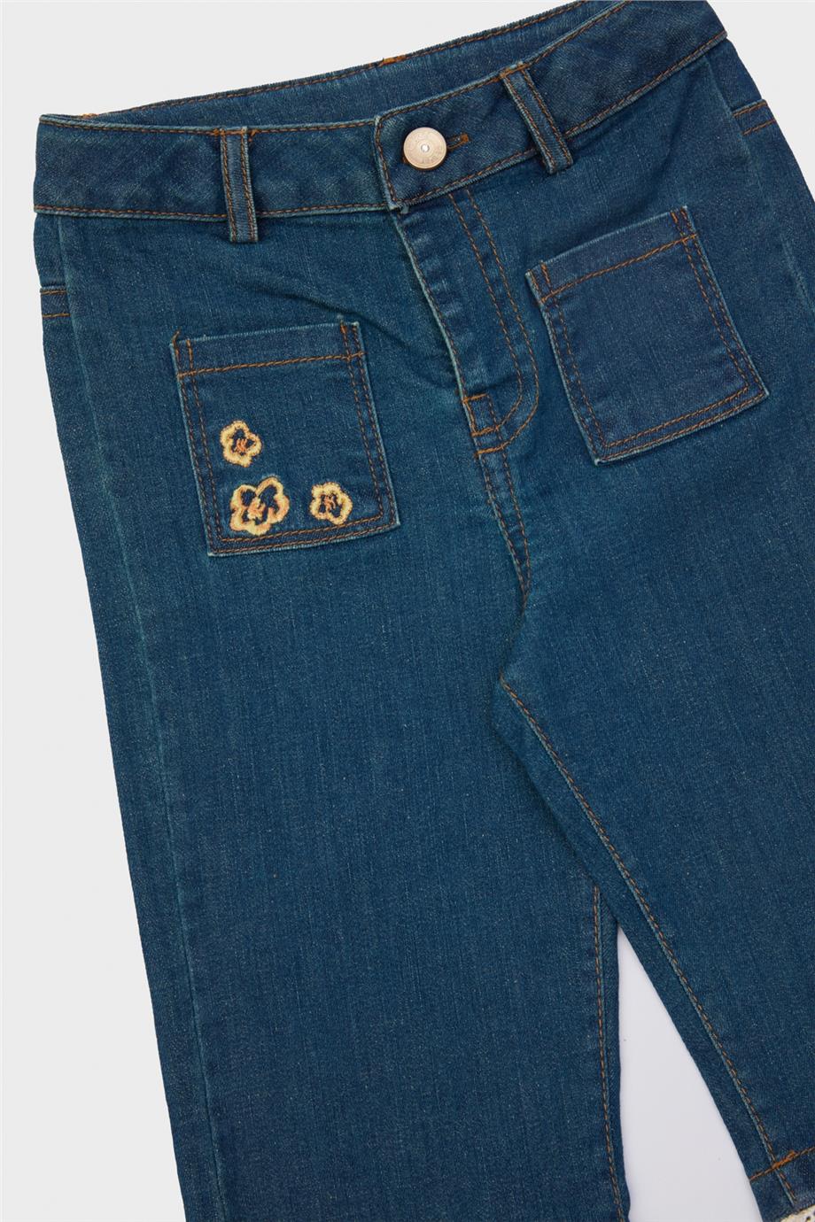 GB Baby Kız Bebek Denim Pantolon