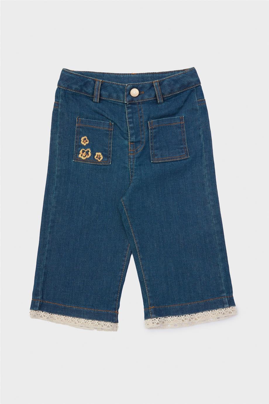 GB Baby Kız Bebek Denim Pantolon