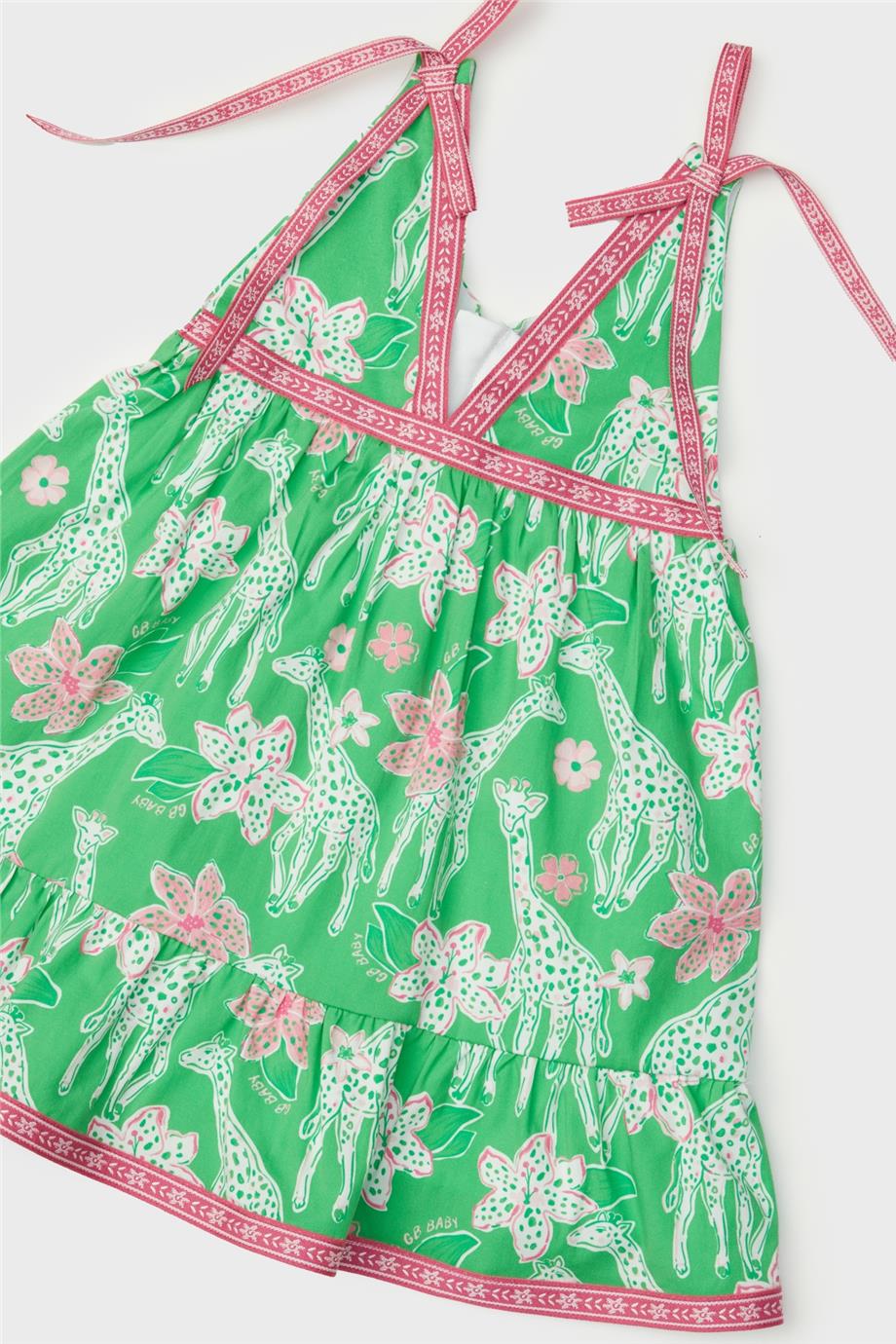 GB Baby Kız Bebek Desenli Elbise