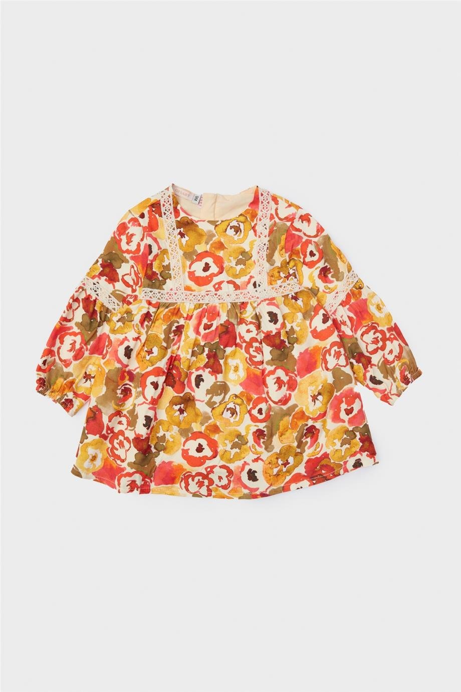 GB Baby Kız Bebek Desenli Elbise