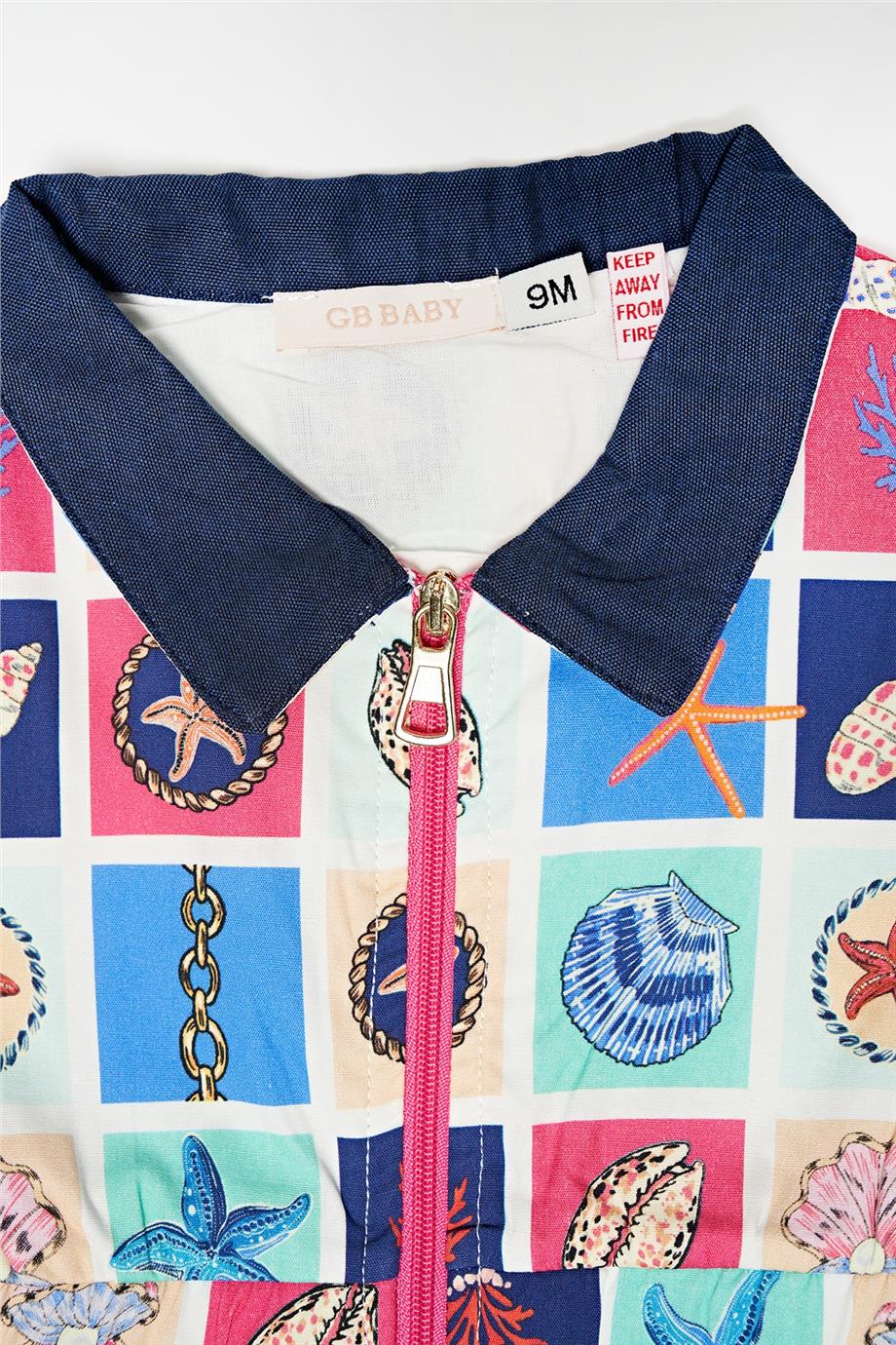 GB Baby Kız Bebek Desenli Elbise