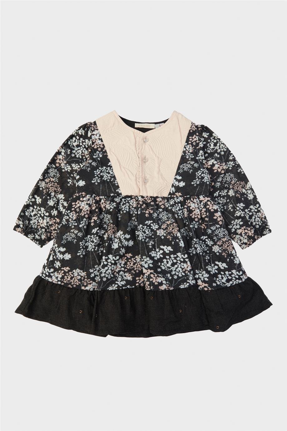 GB Baby Kız Bebek Desenli Elbise