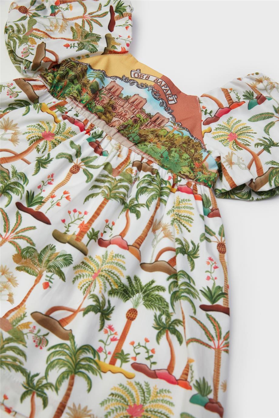 GB Baby Kız Bebek Desenli Elbise