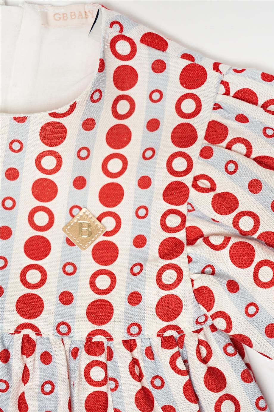 GB Baby Kız Bebek Desenli Elbise