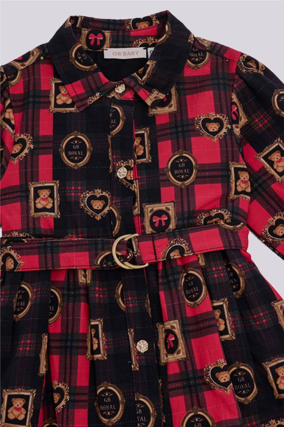 GB Baby Kız Bebek Desenli ElbiseGB Baby Kız Bebek Desenli Elbise