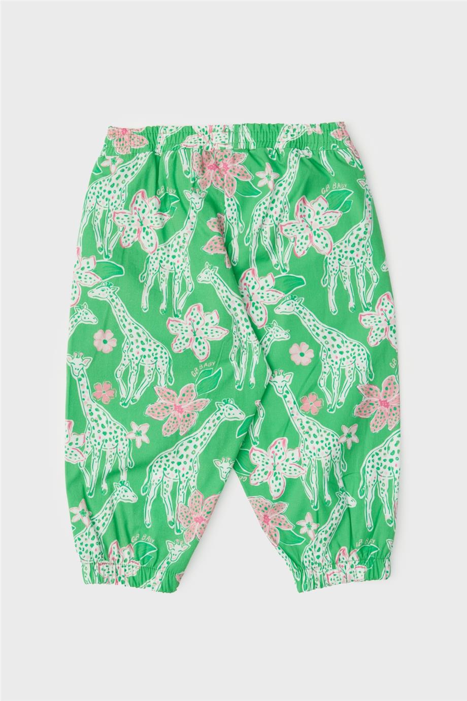 GB Baby Kız Bebek Desenli Eşofman Altı