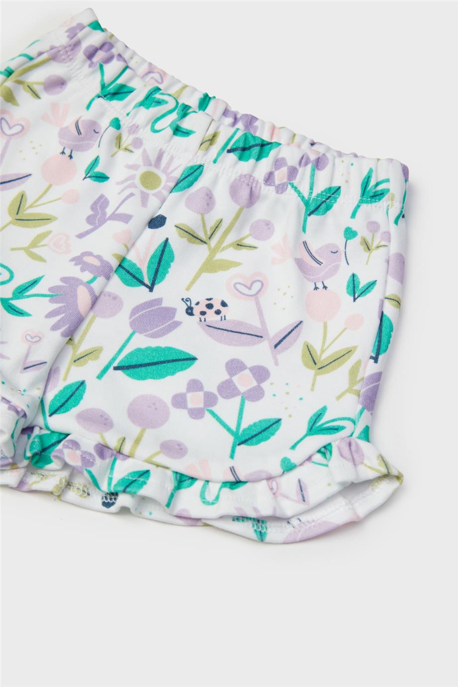 GB Baby Kız Bebek Desenli Pijama Takımı