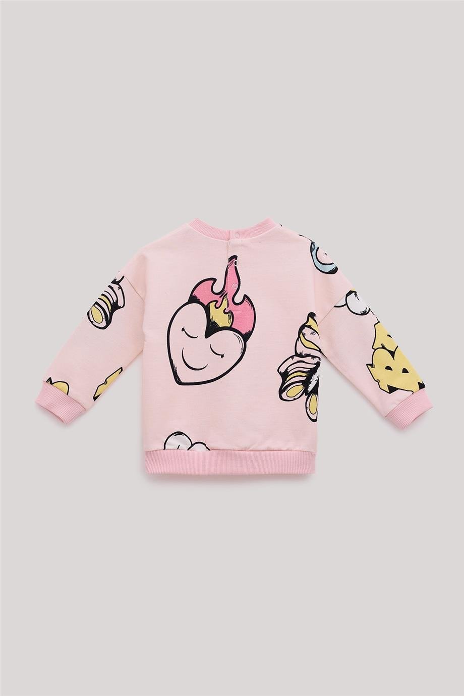GB Baby Kız Bebek Desenli Sweatshirt