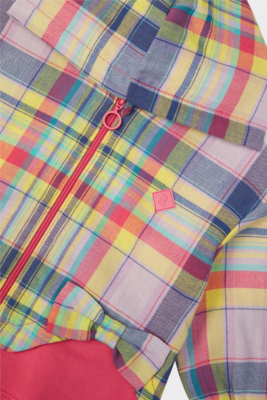 GB Baby Kız Bebek Ekose Eşofman Üstü